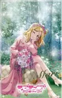 小原鞠莉(全身) Flower Party フォト風カード 「ラブライブ!サンシャイン!!」 モーリーファンタジー・PALO クレーンゲームプレイ特典