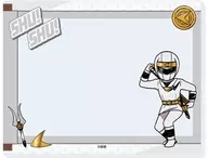 ニンジャホワイト/鶴姫 「忍者戦隊カクレンジャー アクリルカード 01.グラフアートイラスト」