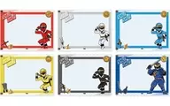 全6種セット 「忍者戦隊カクレンジャー アクリルカード 01.グラフアートイラスト」