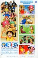 モンキー・D・ルフィ/チョッパー/サンジ/10名「80円切手10枚組 ONE PIECE」 アニメ・ヒーロー・ヒロインシリーズ 第15集