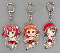 【ラブライブ!】ミニCYaRon!の元気全開アクリルキーホルダー3種セット 黒澤ルビィ＆高海千歌＆渡辺曜(藤真拓哉) C90/ESSENTIA
