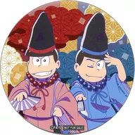 おそ松＆カラ松(平安) ドリンクコースター 「セガコラボカフェ なんば千日前 おそ松さん」 ドリンクメニュー注文特典