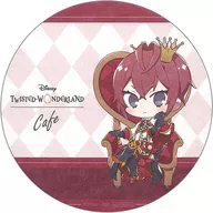 リドル・ローズハート 紙製コースター 「ディズニー ツイステッドワンダーランド×OH MY CAFE 第一弾」 ドリンク注文特典