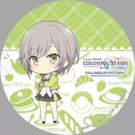 日野森志歩 オリジナルコースター 「プロジェクトセカイ カラフルステージ! feat.初音ミク×Animax Cafe+＆CoLaBoNo」 コラボドリンク注文特典