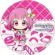 鳳えむ オリジナルコースター 「プロジェクトセカイ カラフルステージ! feat.初音ミク×Animax Cafe+＆CoLaBoNo」 コラボドリンク注文特典