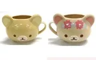 全2種セット リラックマルシェ フェイス型マグカップ 「リラックマ」