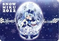 雪ミク A3デスクマット ｢SNOW MIKU 2012｣ 北海道内ファミリーマート限定