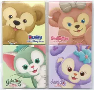 集合 メモセット(4個組) 「Duffy and Friends-ダッフィー＆フレンズ-」 東京ディズニーシー限定