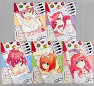 集合 A4クリアファイル5枚セット 「五等分の花嫁×ローソン」