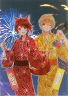 莉犬＆るぅと(すとろべりーぷりんす) A4クリアファイル(通常頭身柄) 2020 summer オフィシャルグッズ すとぷりA4クリアファイルくじっ！(2020年夏ver.!!)景品