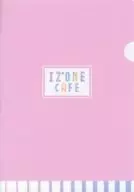 IZ*ONE A5ミニクリアファイル(ピンク) 「IZ*ONEカフェ」 事前予約者限定特典