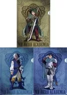 緑谷＆飯田＆轟 A4クリアファイル3枚セット 十傑コスチューム 第一弾 A 「僕のヒーローアカデミア」