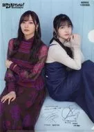 梅澤美波＆久保史緒里(乃木坂46) A4クリアファイル 日経エンタテインメント! 2021年2月号 セブンイレブン・セブンネット限定付録