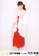 竹内彩姫/全身/2017年 SKE48 福袋 ランダム生写真