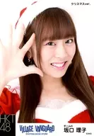 坂口理子/バストアップ・クリスマスver./HKT48×ヴィレッジヴァンガード限定ランダム生写真(VILLAGE/VANGUARD EXCITNG BOOK STORE)