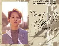 Block B/パクキョン(PARK KYUNG)/CD「BLOOMING PERIOD」(韓国版)封入特典フォトカード
