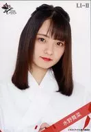 ラストアイドル/水野舞菜/バストアップ/ラストアイドルファミリー ランダム生写真 ＜2期生巫女Ver.＞
