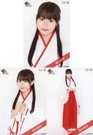 ◇ラストアイドル/橋本桃呼/ラストアイドルファミリー ランダム生写真 ＜2期生巫女Ver.＞ 3種コンプリートセット
