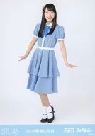 石田みなみ/全身・チェック柄衣装/2019年 STU48 福袋 ランダム生写真