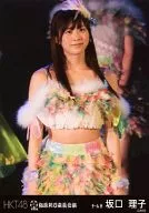 坂口理子/ライブフォト・膝上・衣装黄色・体正面/明治座公演ライブショットver./「HKT48 指原莉乃座長公演」会場限定ランダム生写真