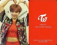 TWICE/ジョンヨン/レッドカード(裏面赤)/CD「THE STORY BEGINS」特典トレカ