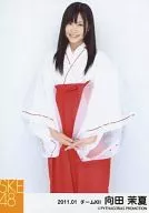 向田茉夏/膝上・両手下げ・「2011.01」/SKE48 2011年1月度 個別生写真「巫女衣裝」