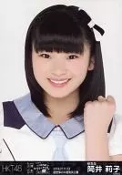 筒井莉子/バストアップ/｢HKT48アリーナツアー 海の中道海浜公園」限定生写真