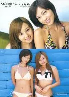 48[レギュラーカード]：安田美沙子・夏川純/レギュラーカード/安田美沙子 with 夏川純 オフィシャルカードコレクション