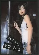 No.031 ： MIYU/スペシャルカードC(クリアカード)/ZONE 1st トレーディングカード Cute ＆ Powerful Card