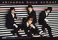 abingdon boys school/集合(4人)/横型・座り・背景白黒ボーダー2/CDでーた/公式ブロマイド