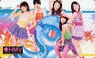 9nine/集合(5人)/CD「夏 wanna say love U」HMV特典トレカ