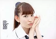 小嶋陽菜/ポニーテールとシュシュ/頬に両手/リクエストアワーセットリストベスト2011DVD特典写真