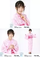 ◇門田桃奈/STU48 2019年6月度netshop限定ランダム生写真 3種コンプリートセット