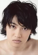 大河元気(京晋一郎)/顔アップ・裸・両手下げ・カメラ目線・顔やや右傾け/舞台「abc★赤坂ボーイズキャバレー」物販生写真