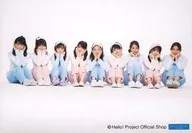 つばきファクトリー/集合(9人)/横型・全身・座り/ハロプロメンバー 生写真『“2020 winter”集合バージョンパート1』＜L判＞