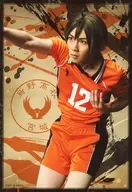 織部典成(山口忠)/黒枠・学校名入り・キャラクターショット/「ハイパープロジェクション演劇『ハイキュー!!』“最強の挑戦者”」プレイヤーズフォト