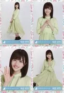 ◇松田好花/日向坂46 ランダム生写真【青春の馬MVカラフル衣装】 4種コンプリートセット