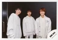 HiHi Jets/集合(3人)/横型・膝上/「Johnnys’ Jr. Island FES」グッズオフショット/公式生写真