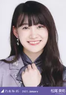 松尾美佑/バストアップ・スペシャル衣装28/「乃木坂46 2021.January」WebShop 限定ランダム生写真