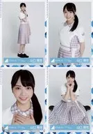 ◇山口陽世/日向坂46 ランダム生写真【アザトカワイイ制服衣装】 4種コンプリートセット