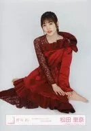 松田里奈/座り/櫻坂46ランダム生写真 ＜3rd Single「BACKS LIVE!!」ビジュアルMV衣装＞