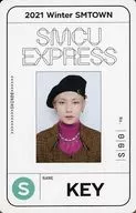 SHINee/KEY(キー)/CD「2021 Winter SMTOWN：SMCU EXPRESS」(ONEW， KEY， MINHO(SHINee) Ver.)封入特典パスカード