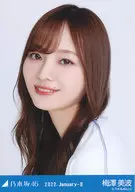 梅澤美波/バストアップ・ステッチデザイン/「乃木坂46 2022.January-II」WebShop 限定ランダム生写真