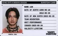 SEVENTEEN/ジュン(JUN)/CD「HAPPY BURSTDAY」(NEW BURSTDAY Ver.)封入IDカード