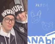 SEVENTEEN/エスクプス(S.COUPS)・ウォヌ(WONWOO)/裏面印刷メッセージ入り/「VOD NANA bnb with SEVENTEEN 2025」予約購入者向け特典Weverse Shop Special Gifts フォトカード