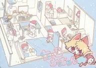 <<僕のヒーローアカデミア>> ねこかっちゃん / 末木すや子 （切島鋭児郎×爆豪勝己） / 二度寝亭