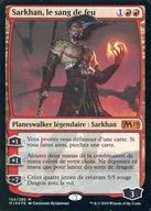 [神話R]：【フランス語版】【FOIL】Sarkhan， Fireblood/火の血脈、サルカン