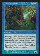 34/143[U]：【NEM】【FOIL】Jolting Merfolk/衝撃のマーフォーク