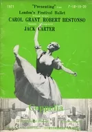 <<パンフレット(舞台)>> 1971 LONDON’S FESTIVAL BALLET coppelia