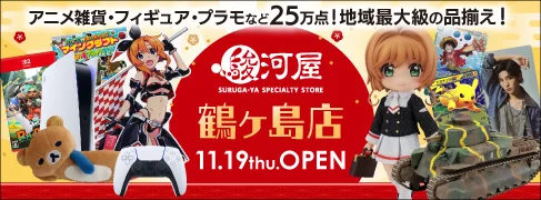 駿河屋 鶴ヶ島店 11/19(木)オープン！